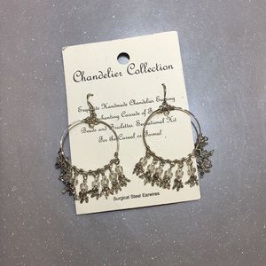 🌕fancy fun circular round crystal Earrings